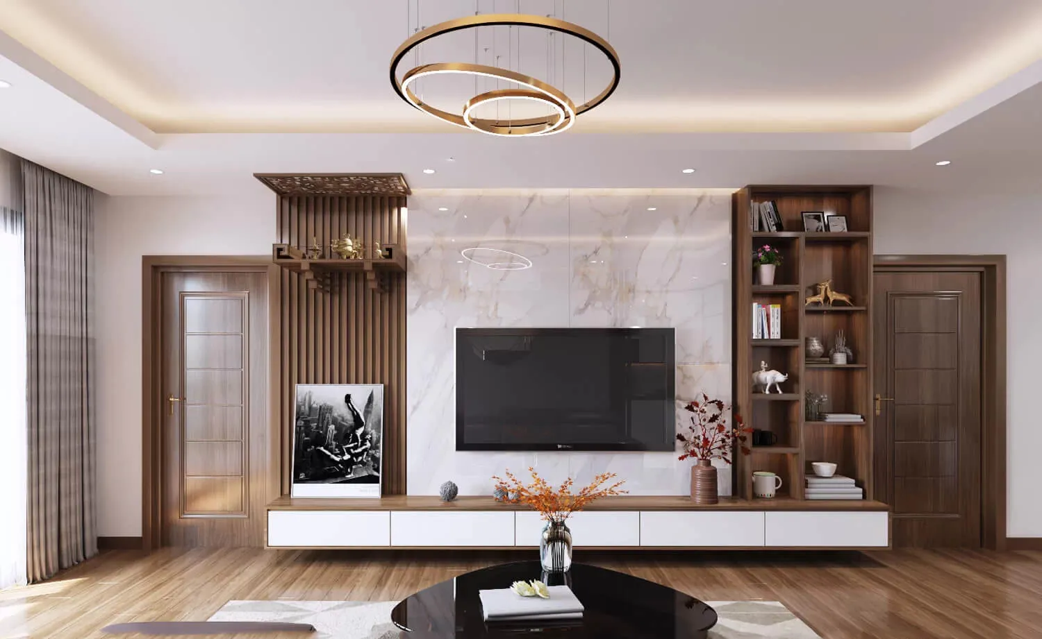 Mẫu vách lam sóng pvc nano đẹp mới nhất