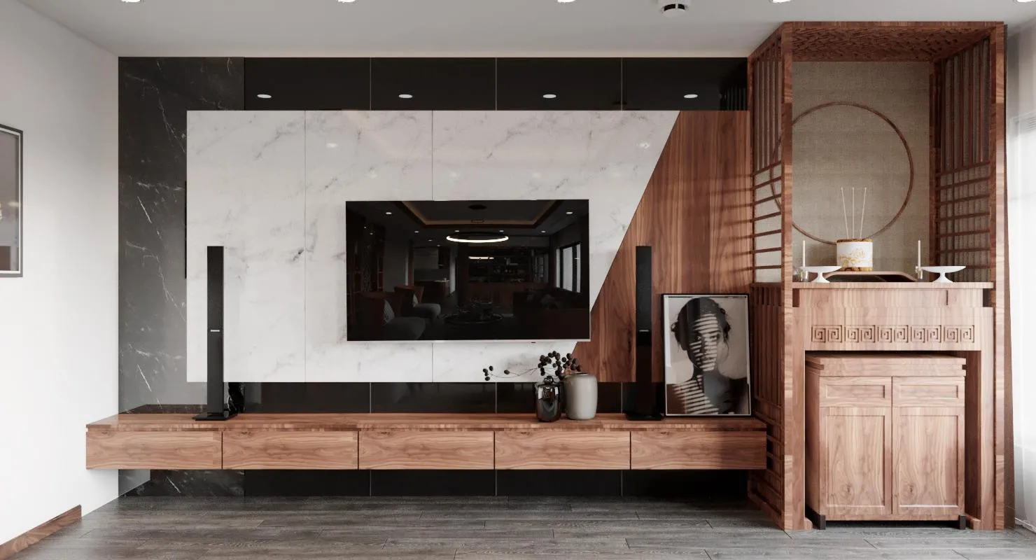 Mẫu vách lam sóng pvc nano đẹp mới nhất