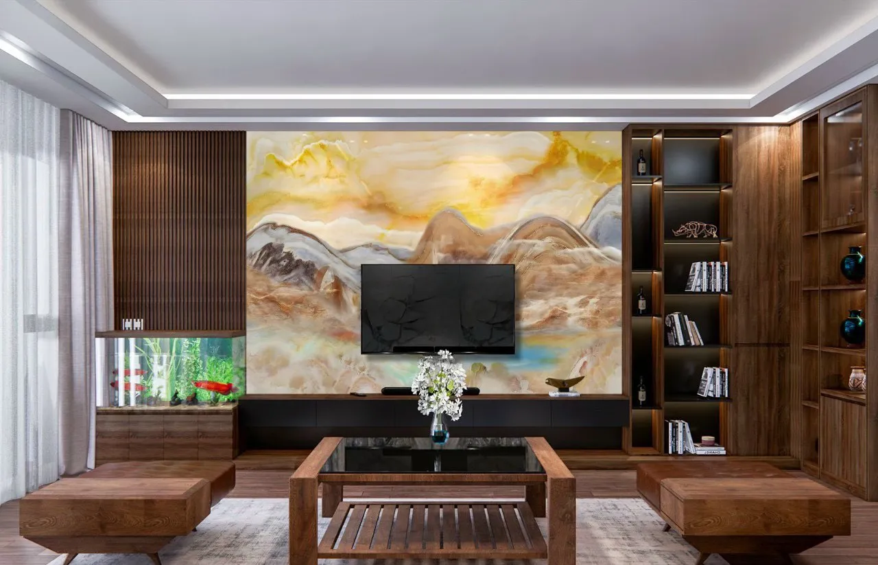 Mẫu vách lam sóng pvc nano đẹp mới nhất