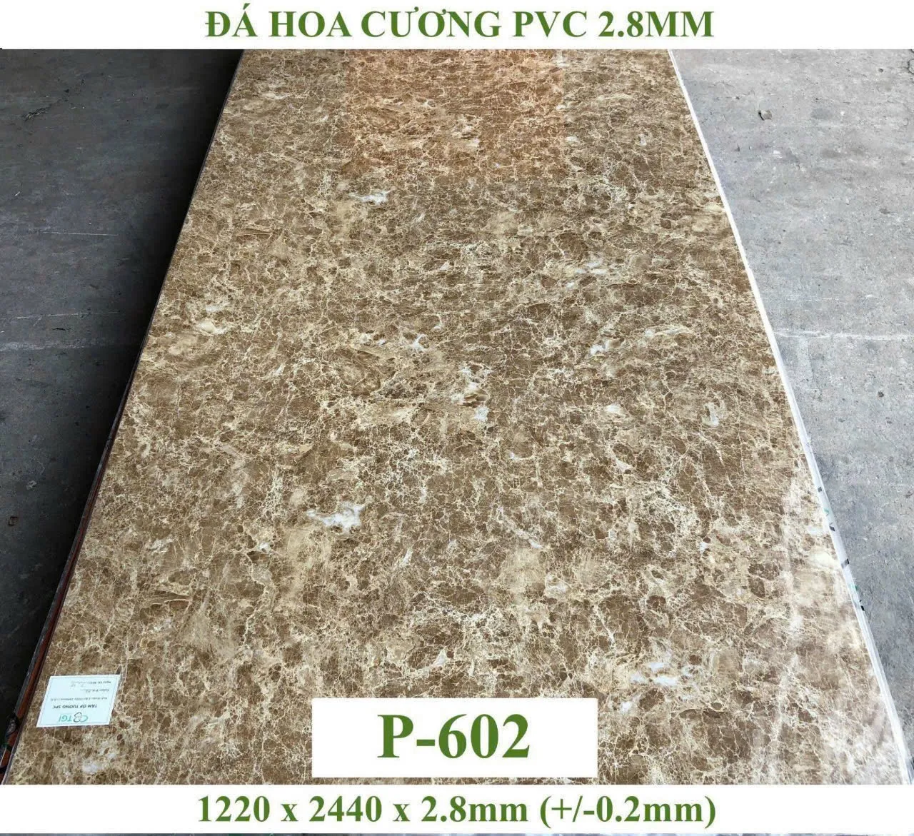 Mẫu PVC TGI cao cấp dày 2,8mm