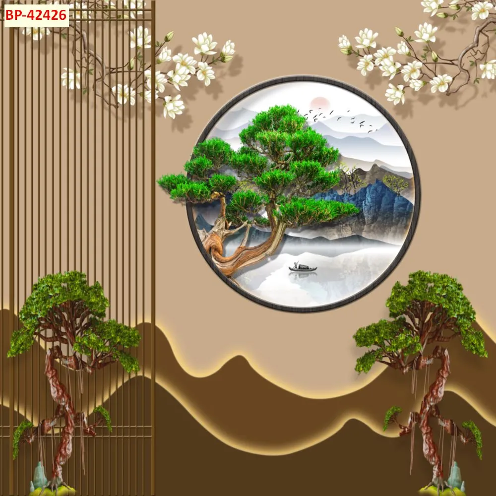 Mẫu tranh lam sóng 2026 đẹp phần 1