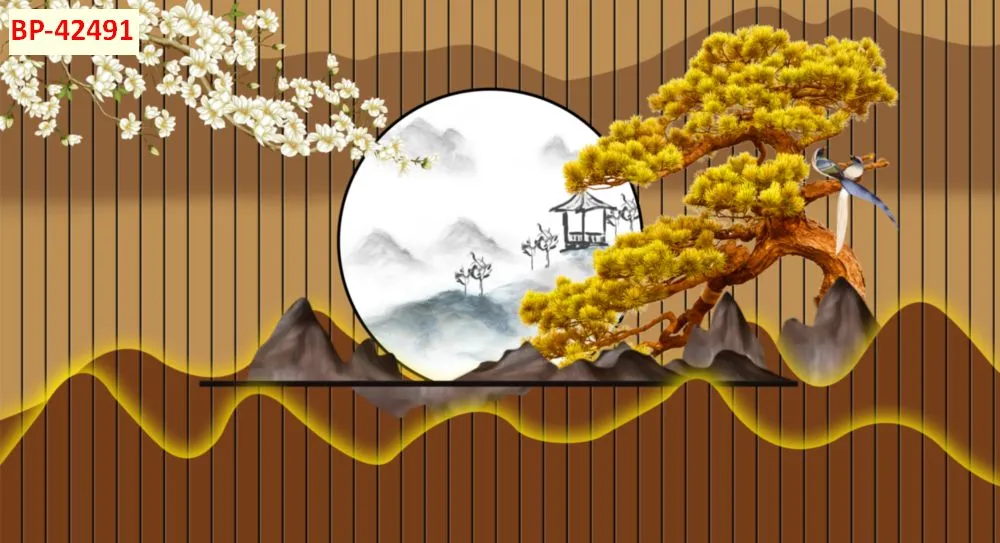 Mẫu tranh lam sóng 2026 đẹp phần 1