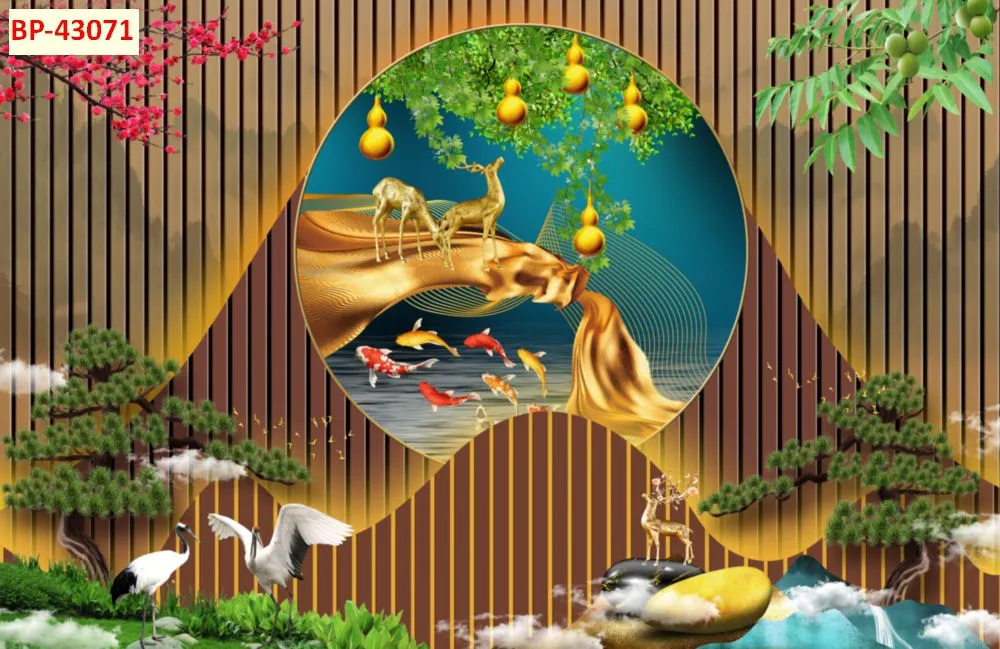 Mẫu tranh lam sóng 2026 đẹp phần 1