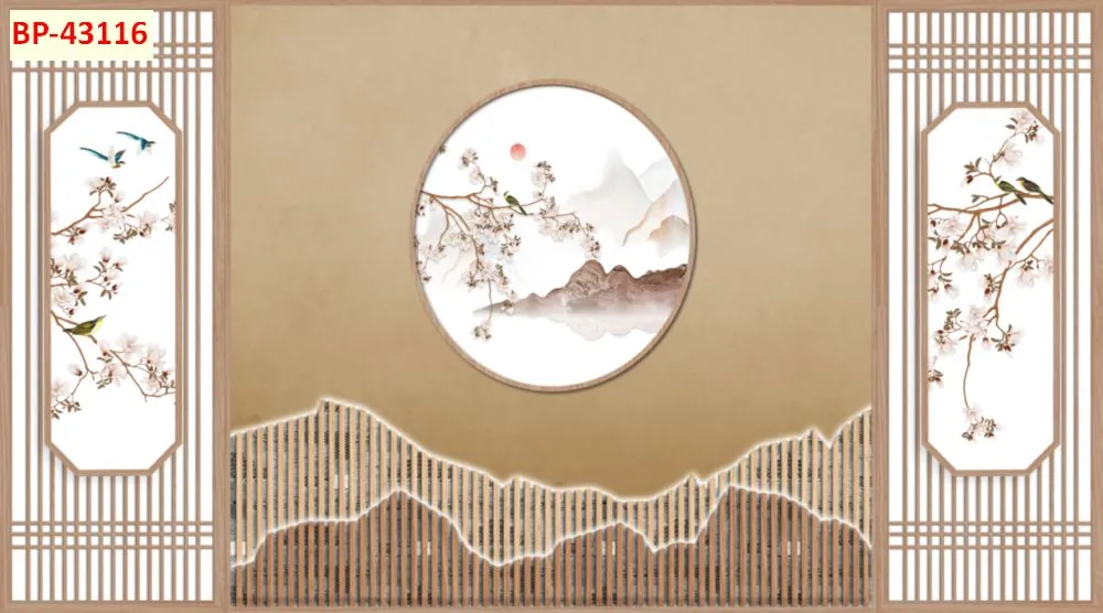 Mẫu tranh lam sóng 2026 đẹp phần 1