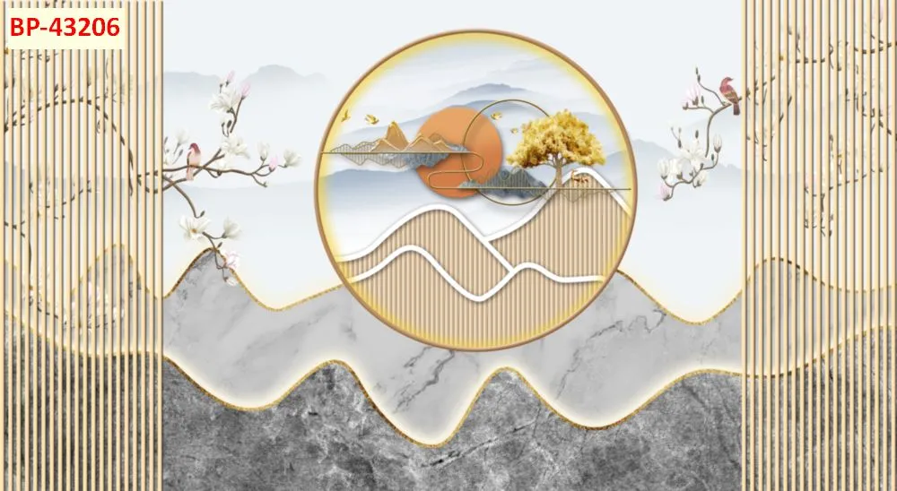 Mẫu tranh lam sóng 2026 đẹp phần 1