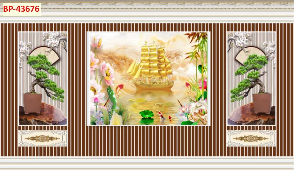 Mẫu tranh lam sóng 2026 đẹp phần 1