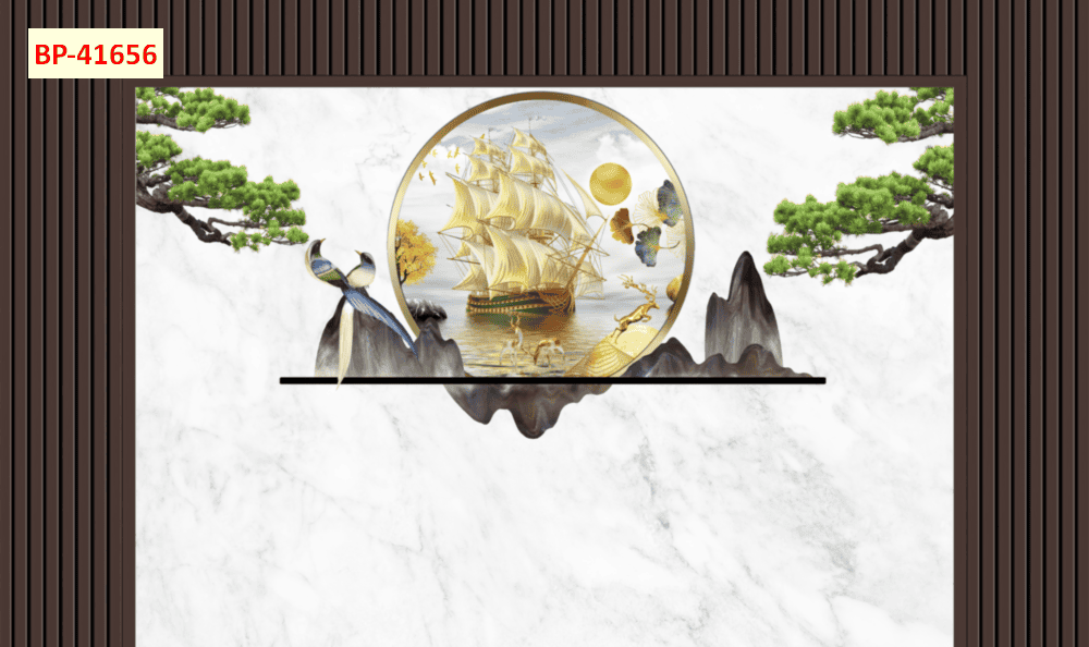 Mẫu tranh lam sóng 2026 đẹp phần 1