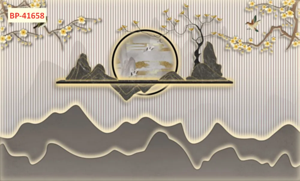 Mẫu tranh lam sóng 2026 đẹp phần 1