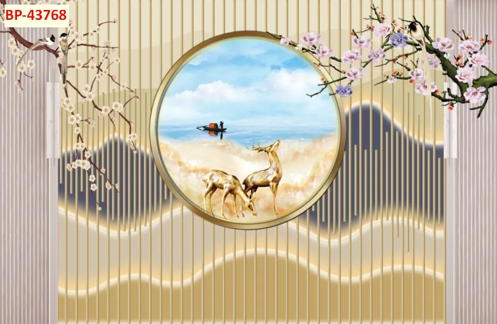 Mẫu tranh lam sóng 2026 đẹp phần 1