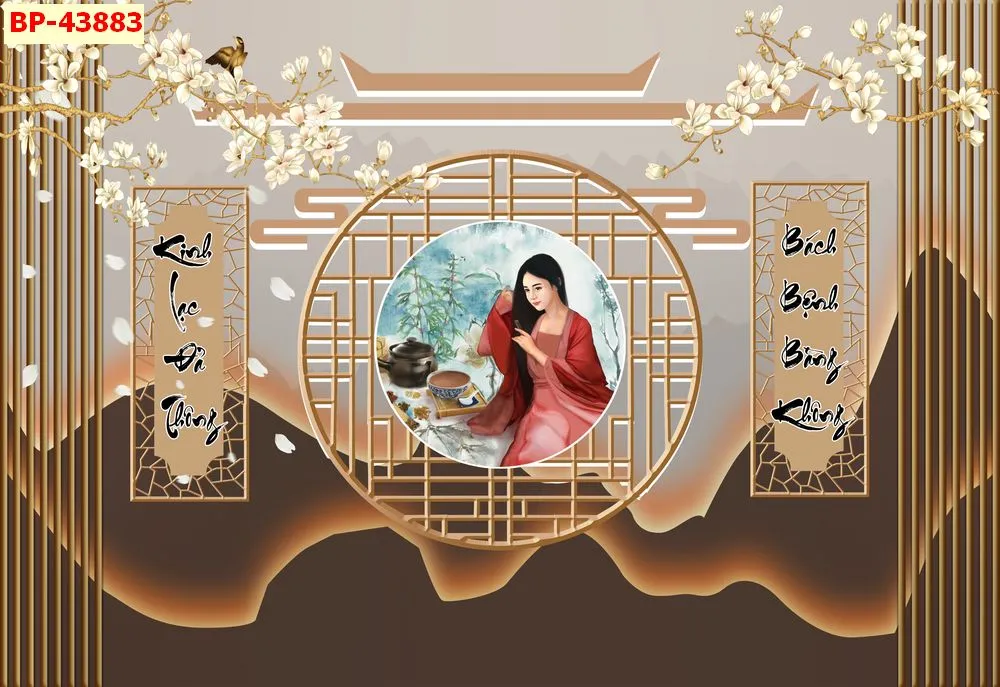 Mẫu tranh lam sóng 2026 đẹp phần 1