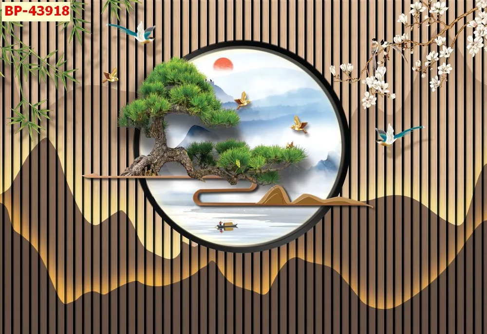 Mẫu tranh lam sóng 2026 đẹp phần 1