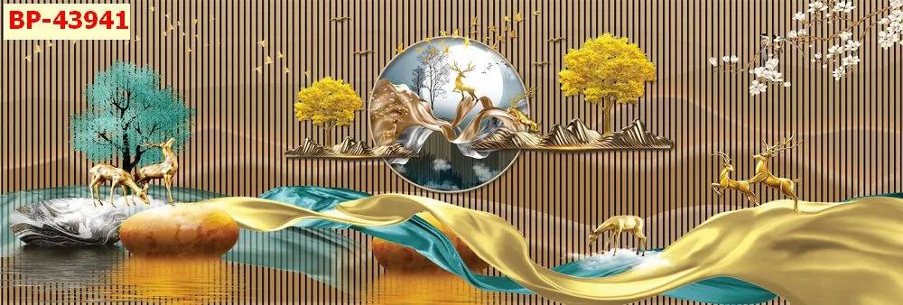 Mẫu tranh lam sóng 2026 đẹp phần 1