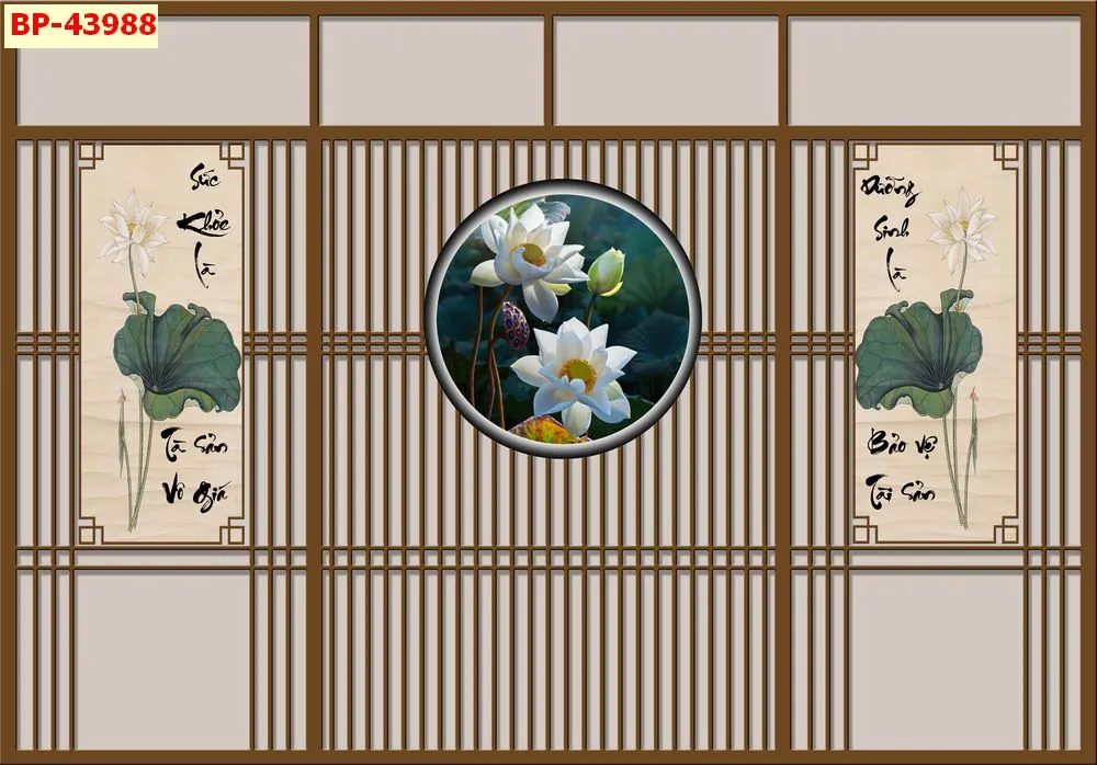 Mẫu tranh lam sóng 2026 đẹp phần 1