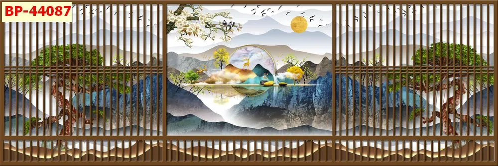 Mẫu tranh lam sóng 2026 đẹp phần 1