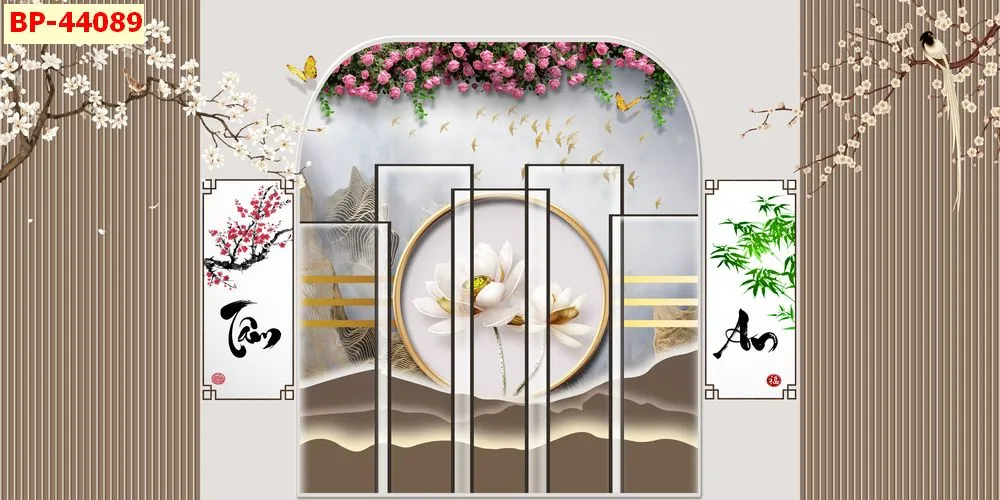 Mẫu tranh lam sóng 2026 đẹp phần 1