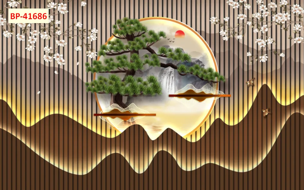 Mẫu tranh lam sóng 2026 đẹp phần 1