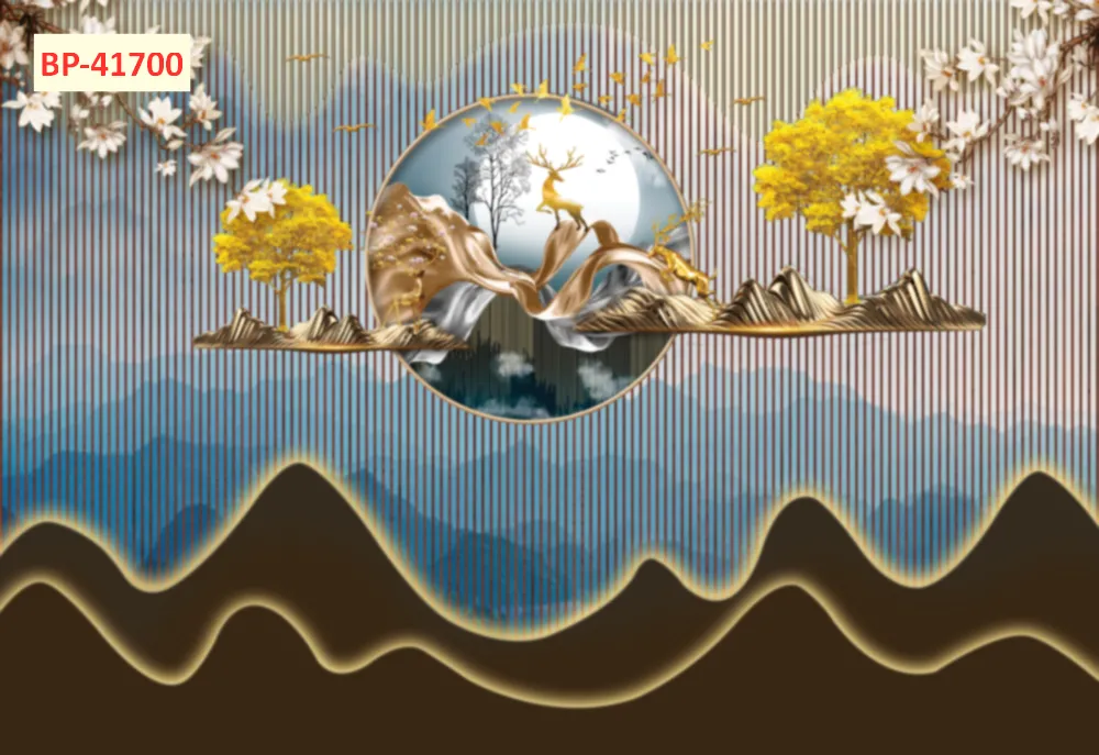 Mẫu tranh lam sóng 2026 đẹp phần 1