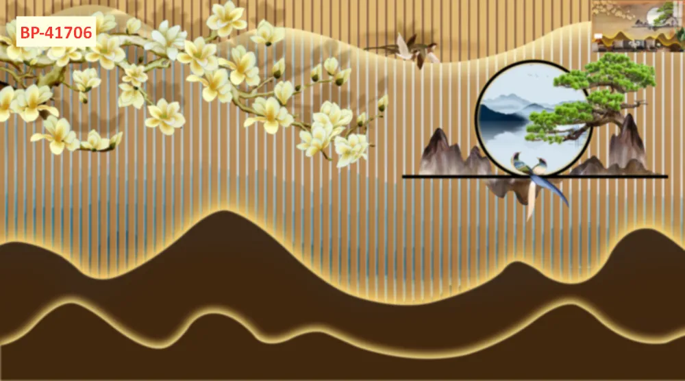 Mẫu tranh lam sóng 2026 đẹp phần 1