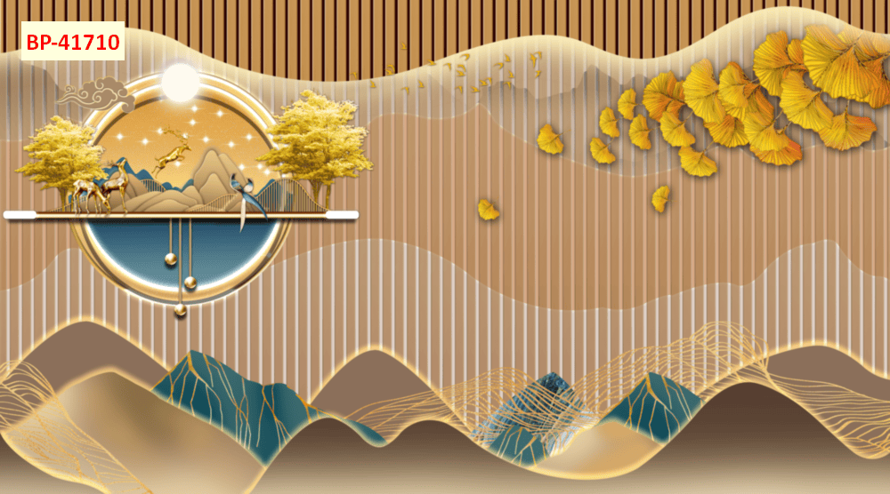 Mẫu tranh lam sóng 2026 đẹp phần 1