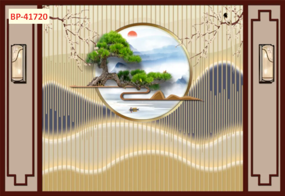 Mẫu tranh lam sóng 2026 đẹp phần 1