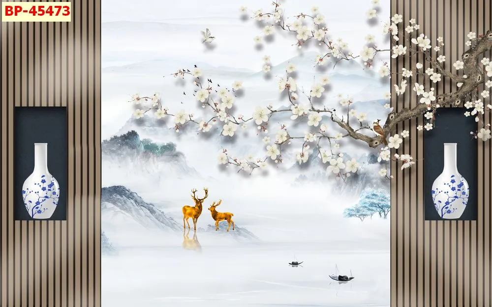 Mẫu tranh lam sóng 2026 đẹp phần 1