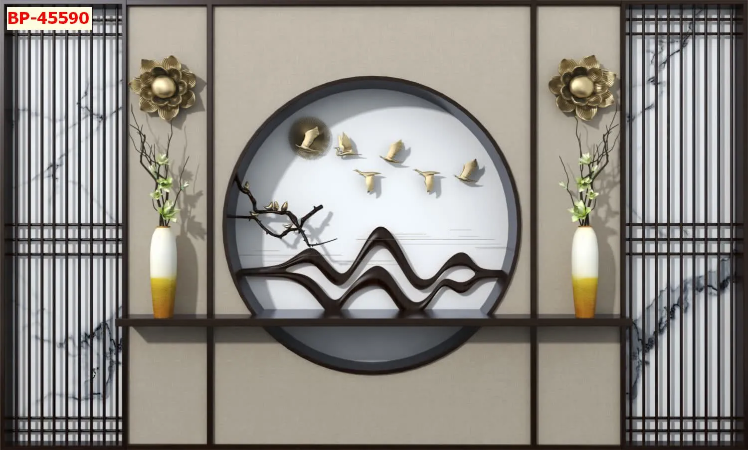 Mẫu tranh lam sóng 2026 đẹp phần 1