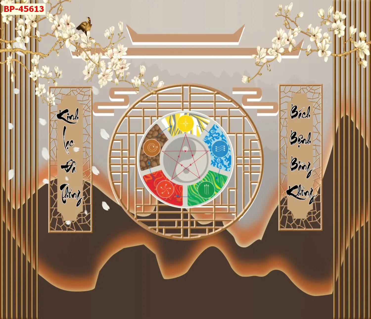 Mẫu tranh lam sóng 2026 đẹp phần 1