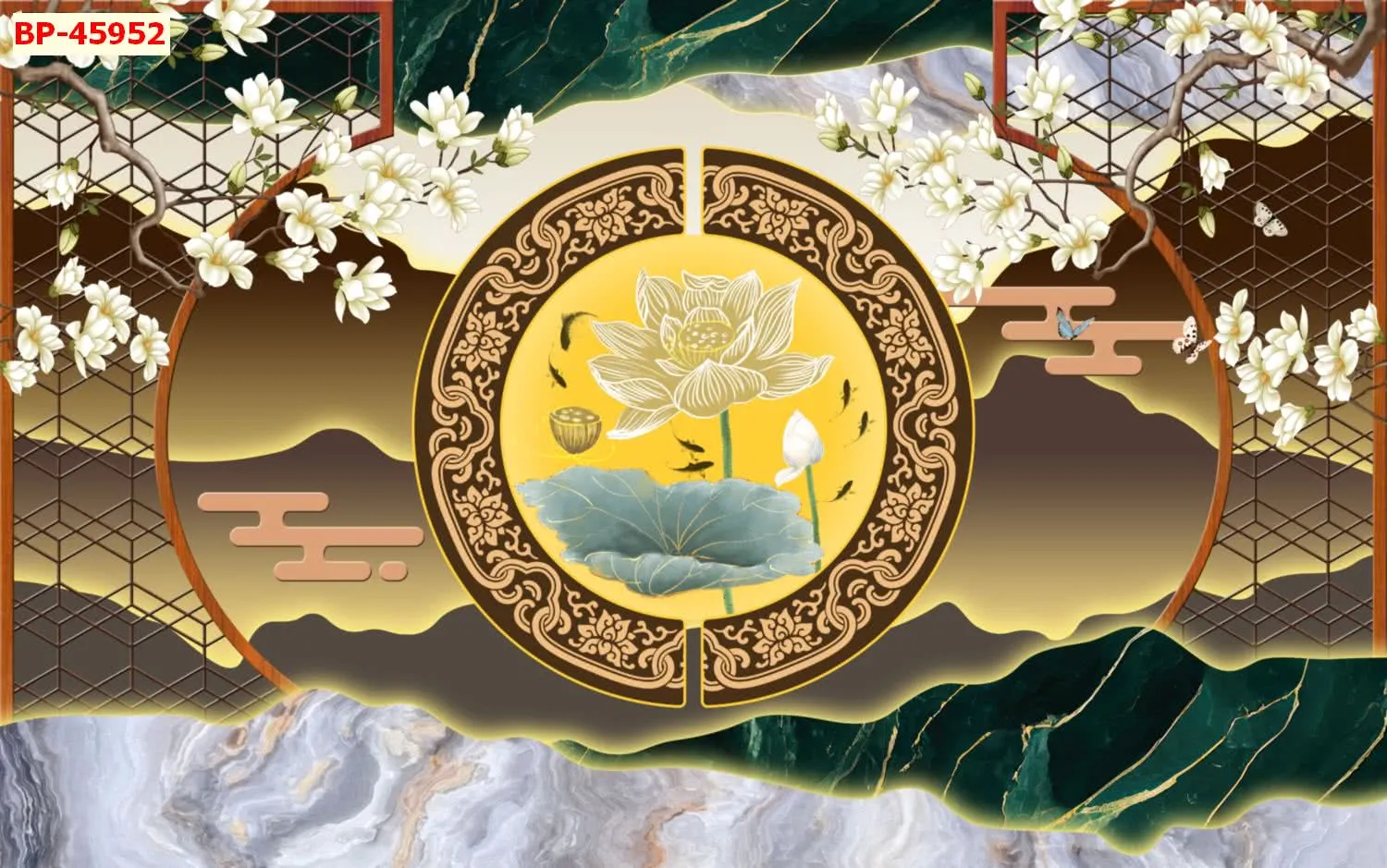 Mẫu tranh lam sóng 2026 đẹp phần 1