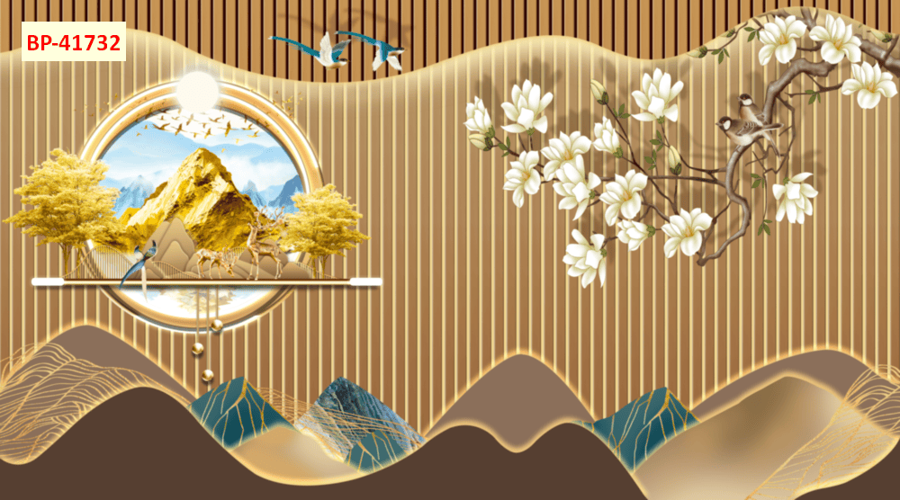 Mẫu tranh lam sóng 2026 đẹp phần 1