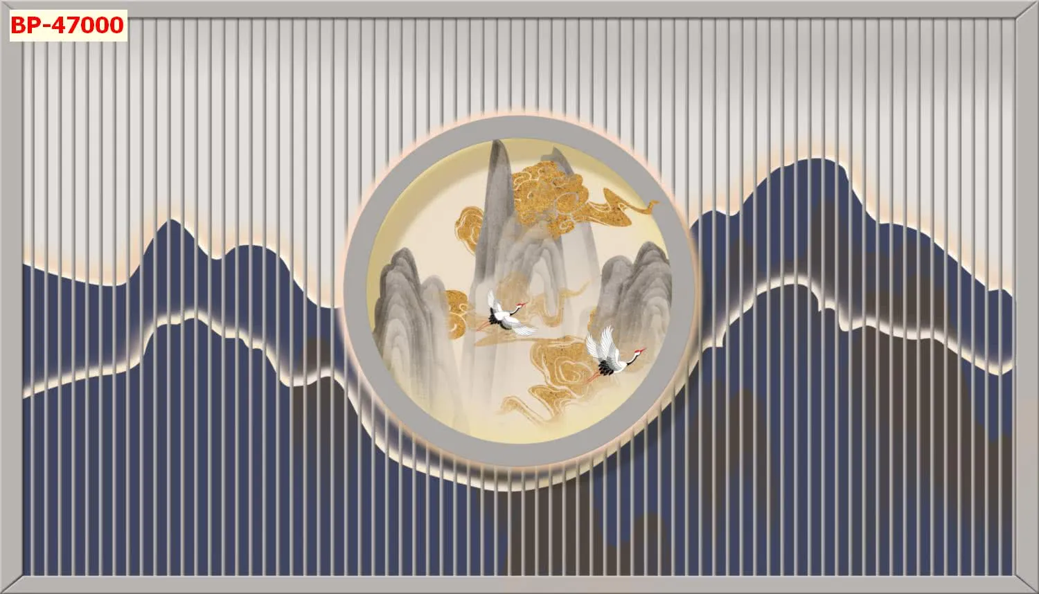 Mẫu tranh lam sóng 2026 đẹp phần 1