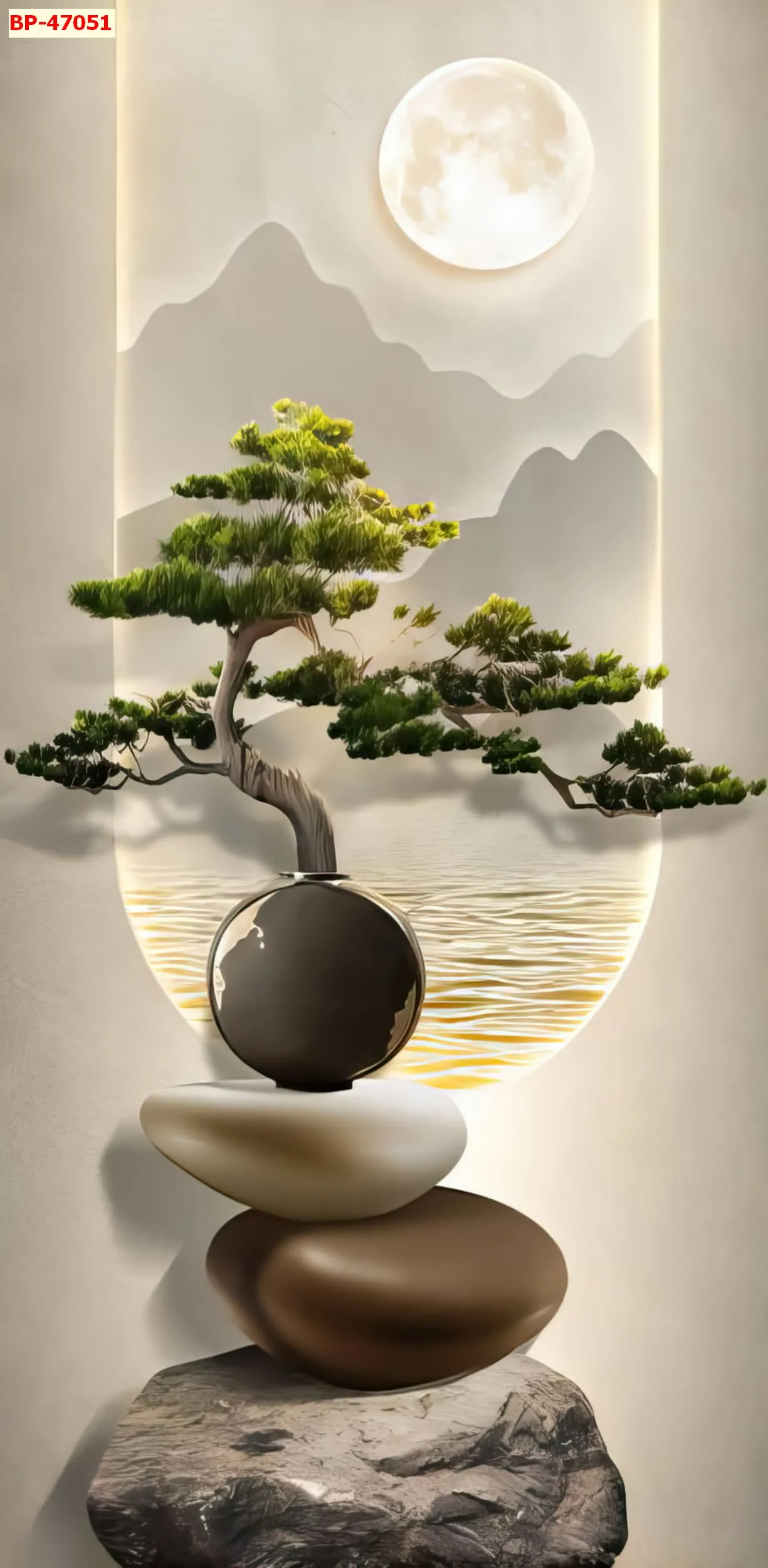 Mẫu tranh lam sóng 2026 đẹp phần 1