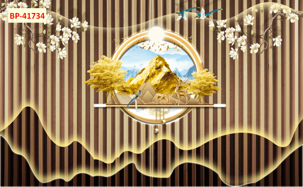 Mẫu tranh lam sóng 2026 đẹp phần 1