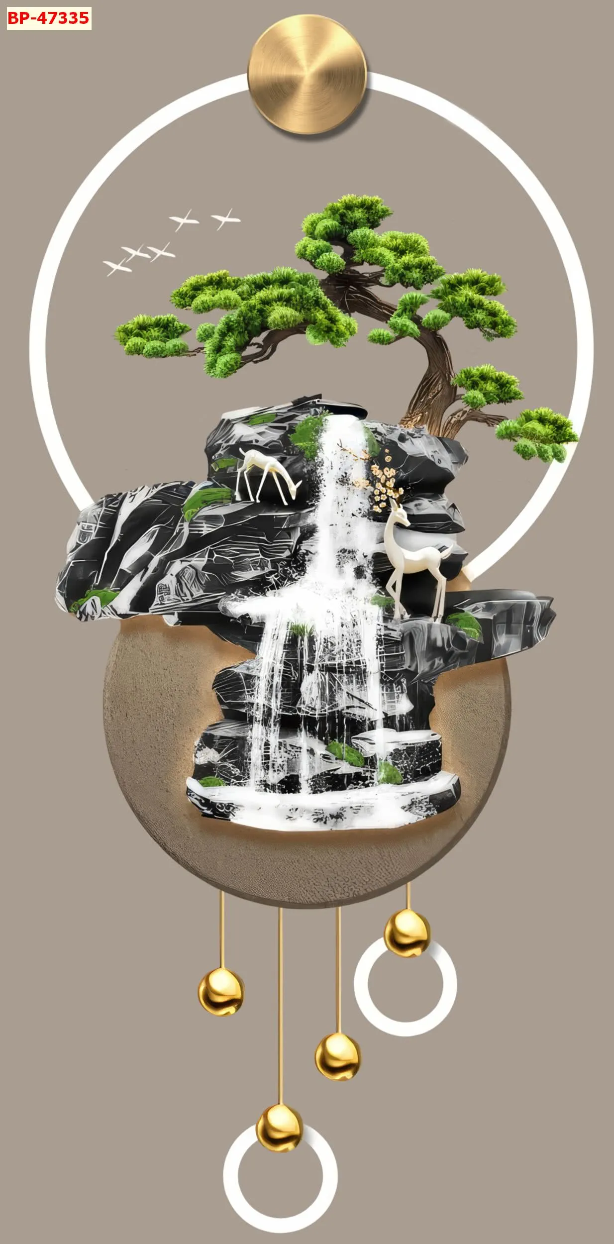 Mẫu tranh lam sóng 2026 đẹp phần 1