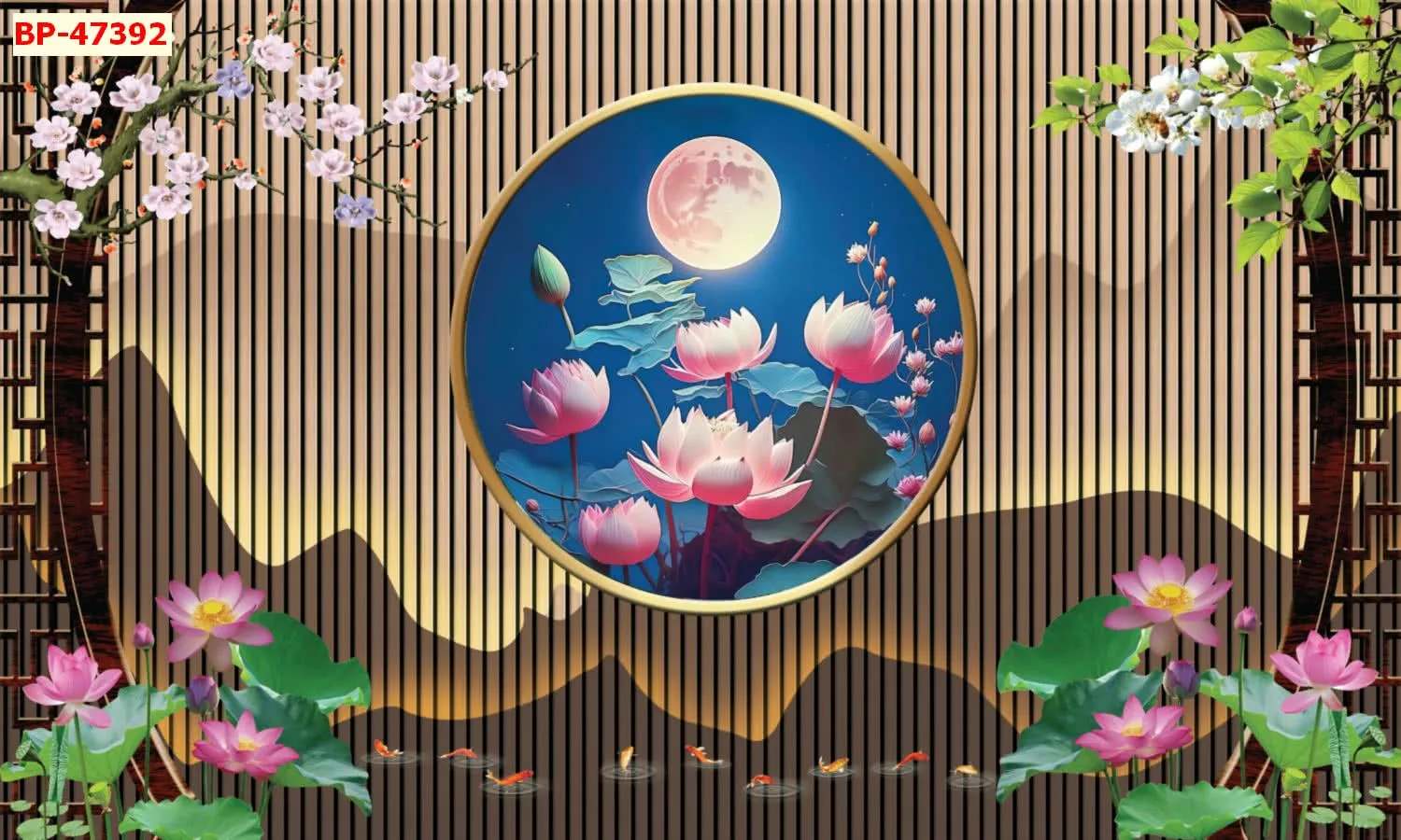 Mẫu tranh lam sóng 2026 đẹp phần 1