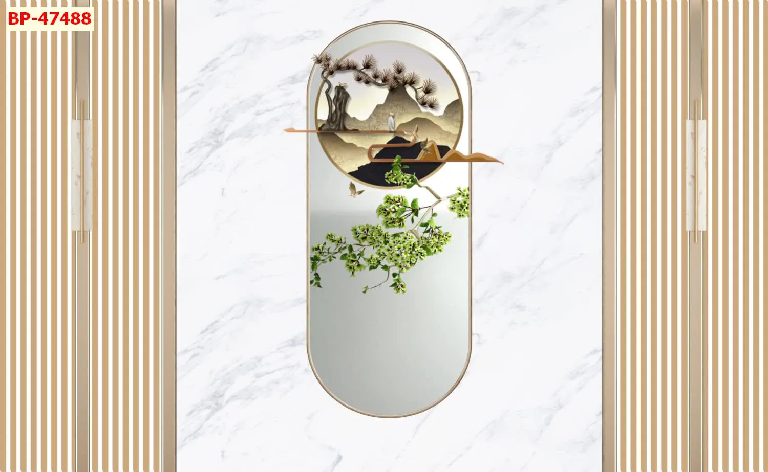 Mẫu tranh lam sóng 2026 đẹp phần 1