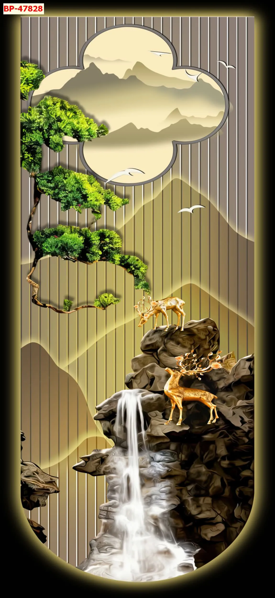 Mẫu tranh lam sóng 2026 đẹp phần 1