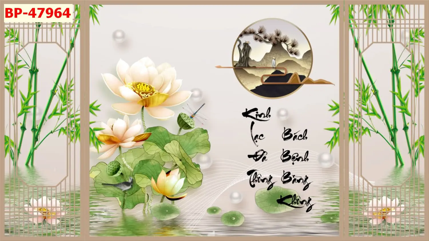 Mẫu tranh lam sóng 2026 đẹp phần 1