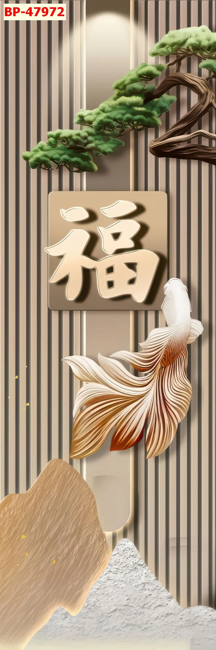 Mẫu tranh lam sóng 2026 đẹp phần 1