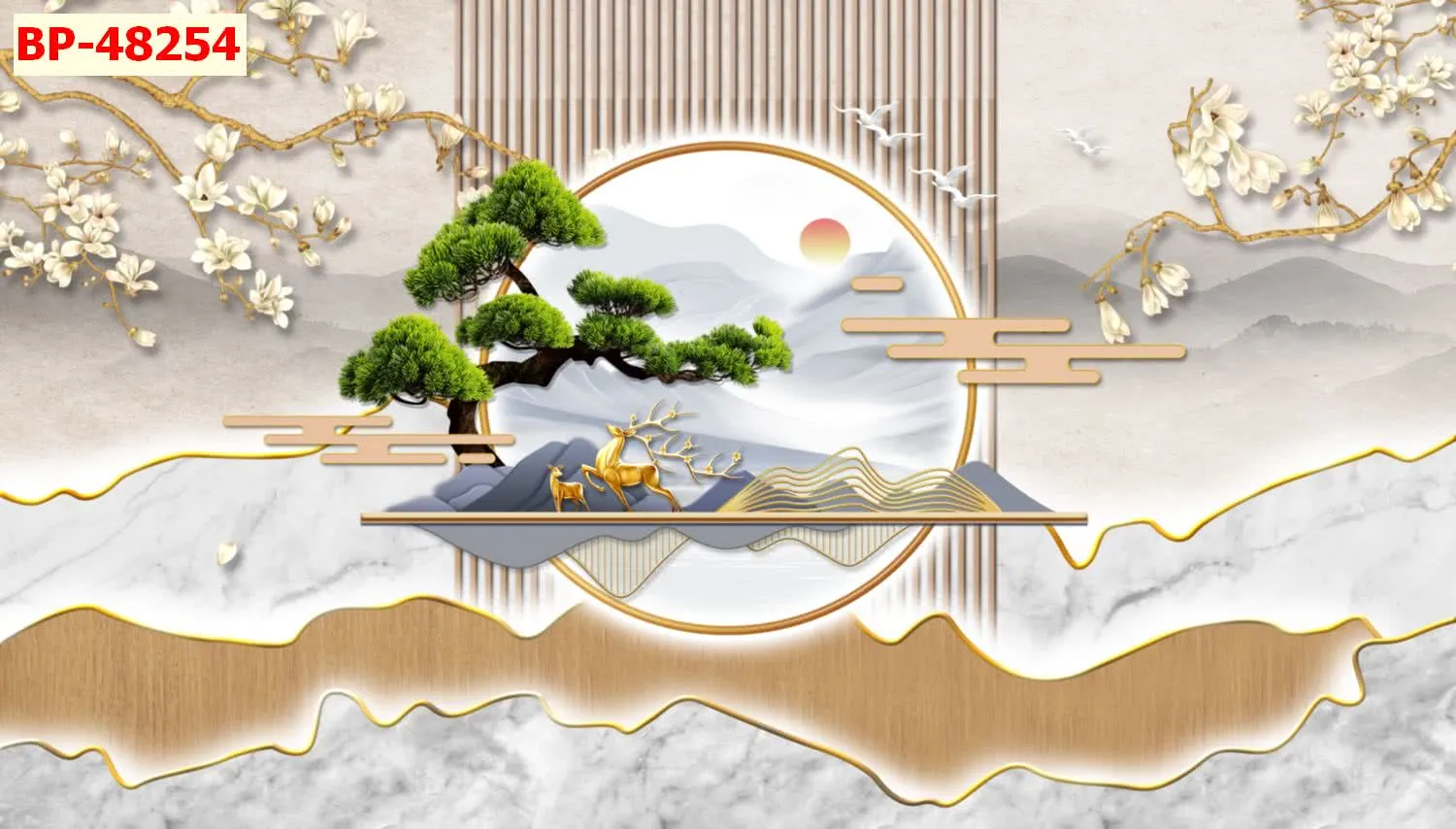 Mẫu tranh lam sóng 2026 đẹp phần 1