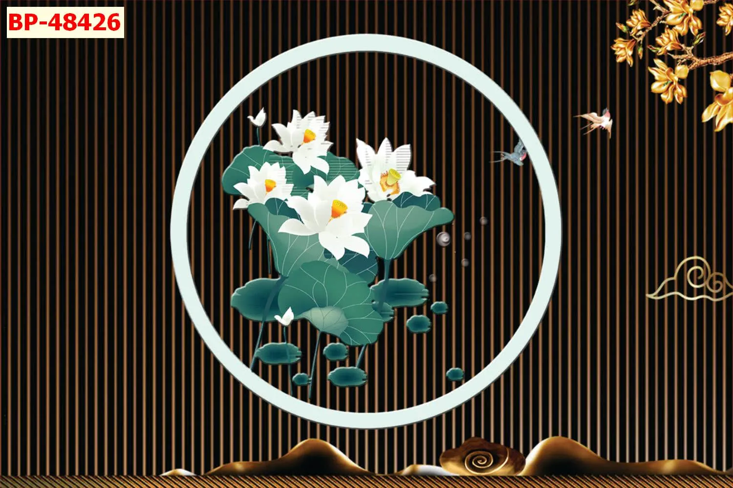 Mẫu tranh lam sóng 2026 đẹp phần 1