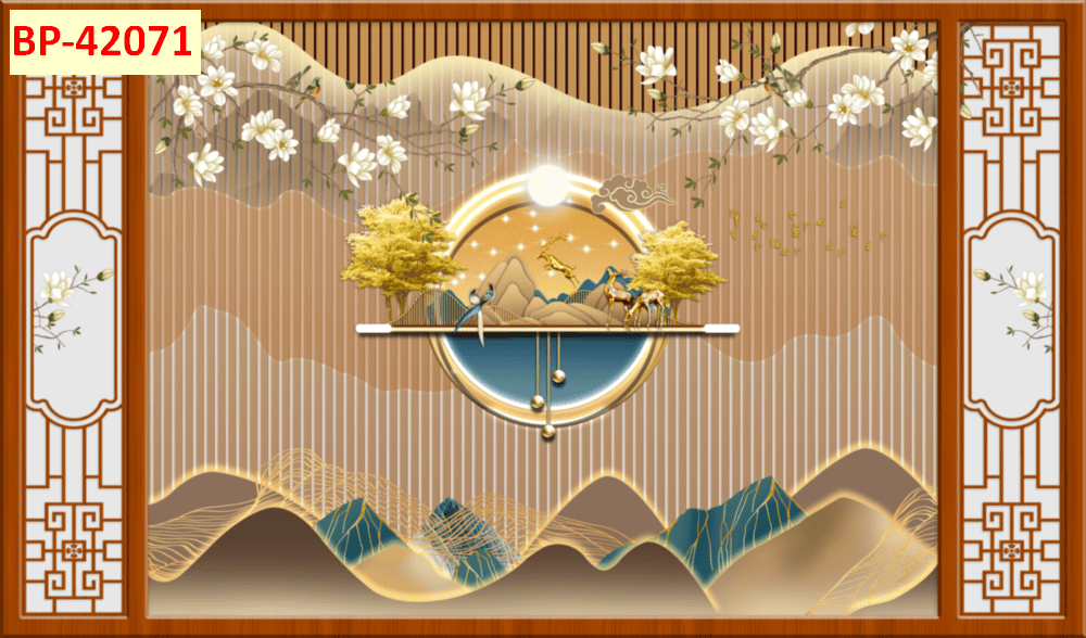 Mẫu tranh lam sóng 2026 đẹp phần 1