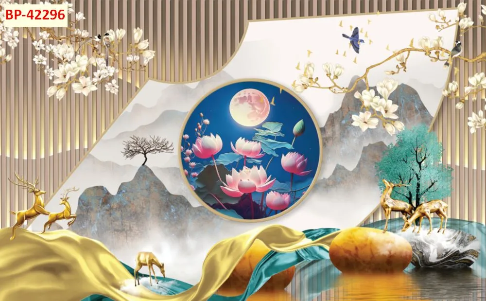 Mẫu tranh lam sóng 2026 đẹp phần 1