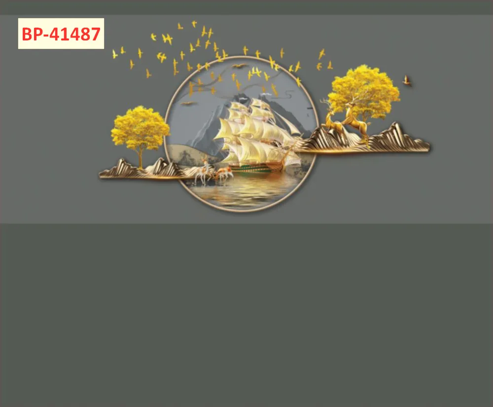 Mẫu tranh lam sóng 2026 đẹp phần 1